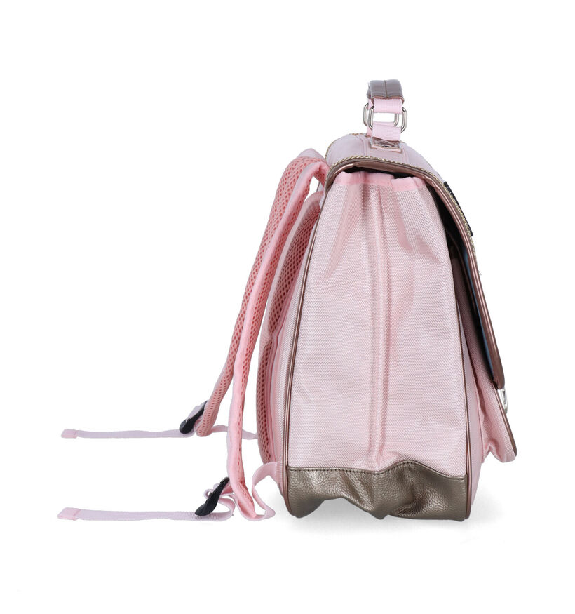 Caramel & cie. Cartable en Rose en simili cuir (310456)