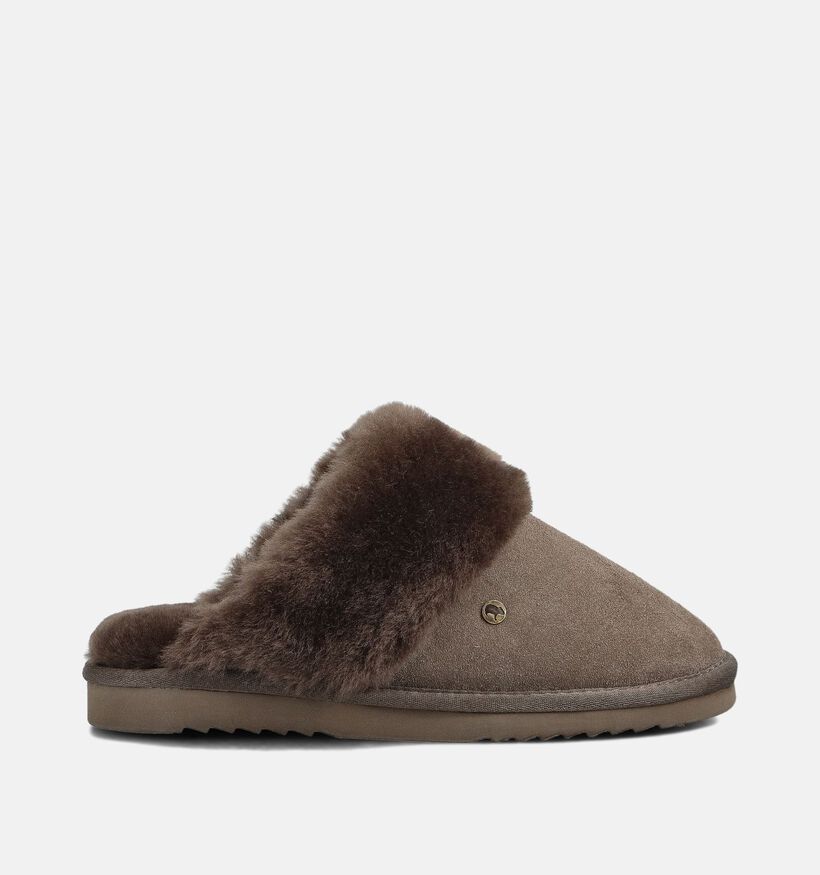 Flurry Pantoufles ouvertes en Gris pour femmes (362521)