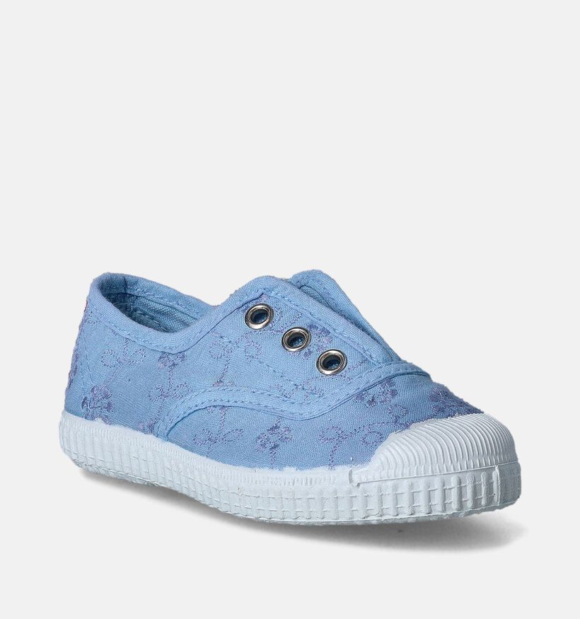 Cienta Blauwe Slip-ons voor meisjes (355429) - geschikt voor steunzolen