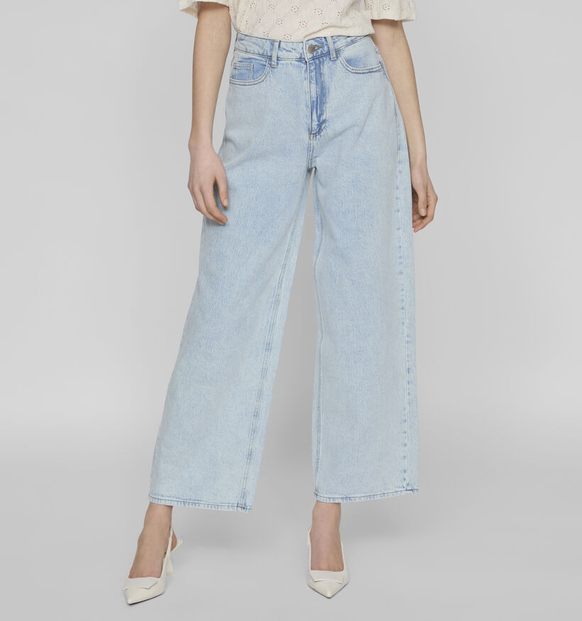 Vila Freya Blauwe Wide leg jeans L32 voor dames (351783)