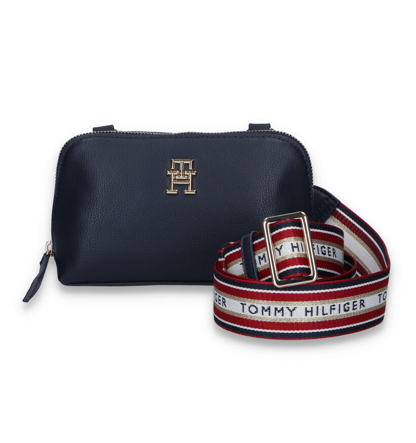 Tommy Hilfiger Life Sac porté croisé en Bleu en simili cuir (326210)