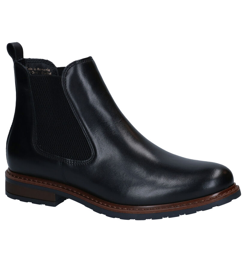 Tamaris Chelsea Boots en Brun en cuir (297012)