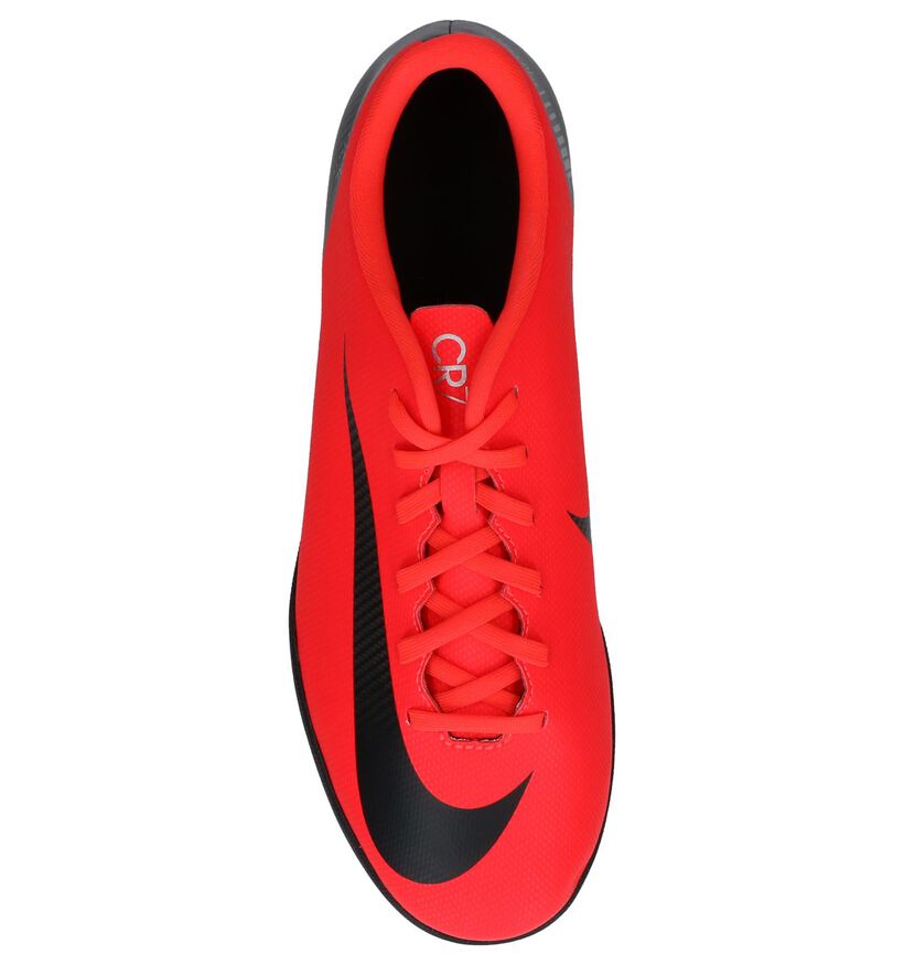 Fluorode Nike CR7 Vaporx Zaalvoetbalschoenen in kunstleer (235593)