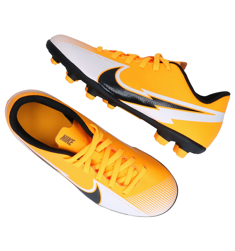 Nike Jr Mercurial Chaussures de foot en Orange en simili cuir (277492)