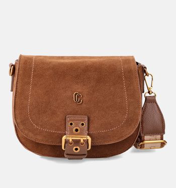 Carmela Crossbody tassen Cognac/Bruin/Groen