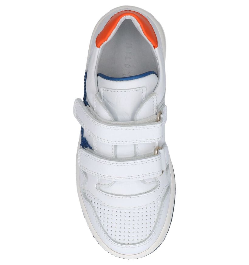 Milo & Mila Baskets basses en Blanc en cuir (241371)