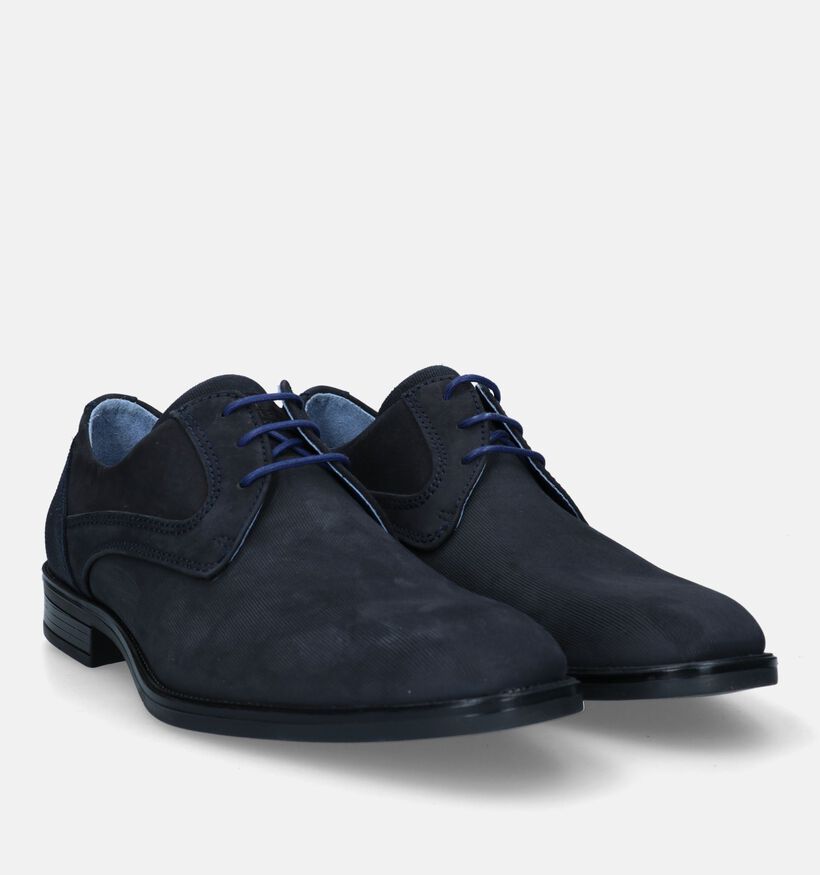 Bullboxer Blauwe Geklede schoenen voor heren (328889) - geschikt voor steunzolen