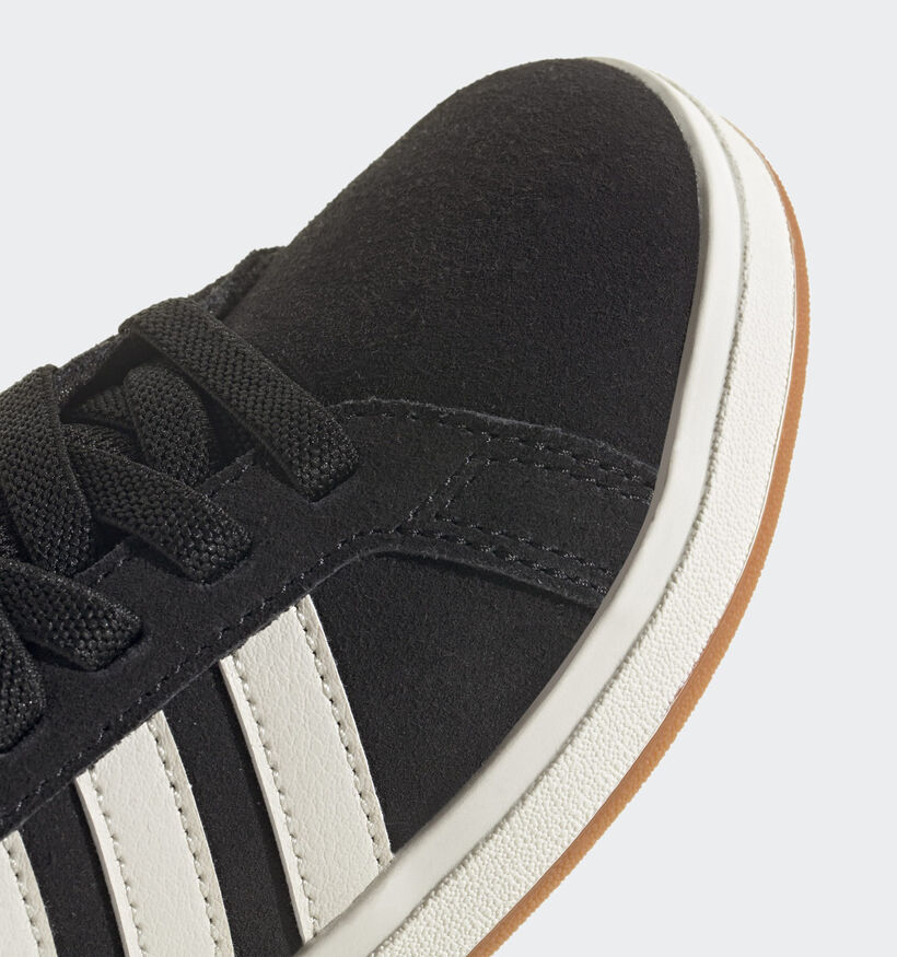 adidas Grand Court Baskets basses en Noir pour gar&ccedil;ons (372766) - pour semelles orthop&eacute;diques