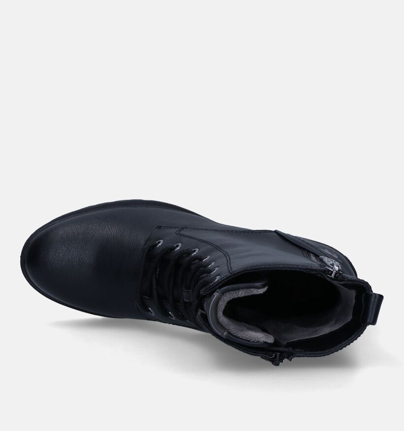 Mustang Boots à lacets en Noir pour femmes (329647)