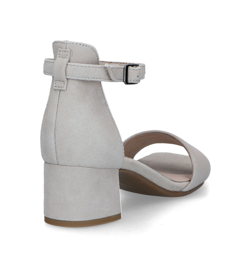 Tamaris Comfort Blauwe Sandalen in daim (323049)