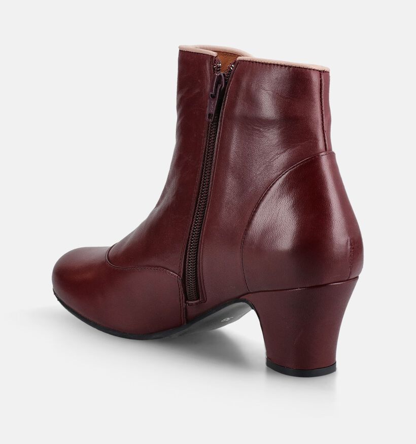 Miz Mooz Ferry Bordeaux Enkellaarzen met Hak voor dames (381359)