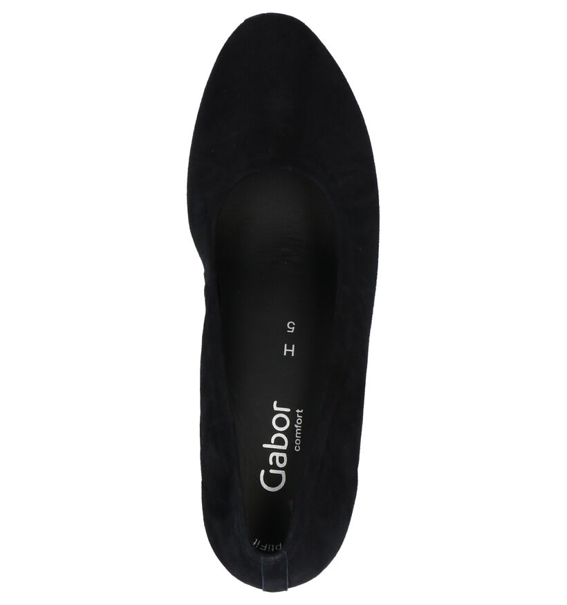 Gabor OptiFit Escarpins en Noir en daim (271508)