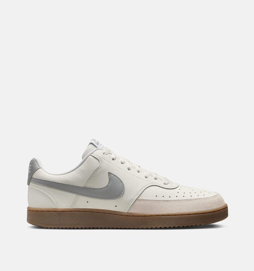 Nike Court Vision Lo Baskets en Naturel pour hommes, garçons (350475)