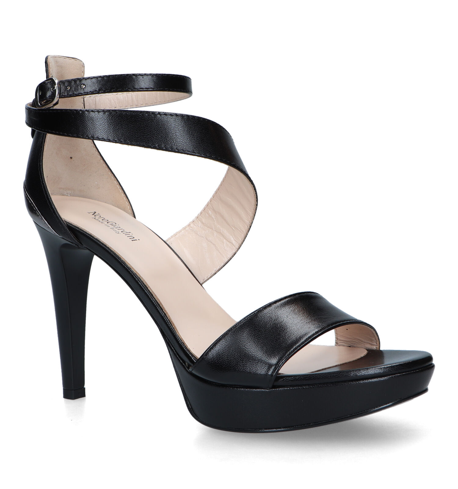 Sandales a talon nero giardini top