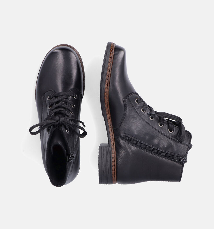 Rieker Bottines à lacets en Noir pour femmes (347437)