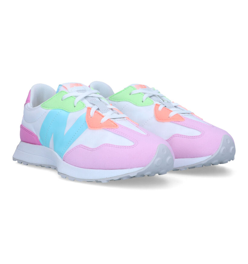 New Balance 327 Roze Sneakers voor meisjes (319333) - geschikt voor steunzolen