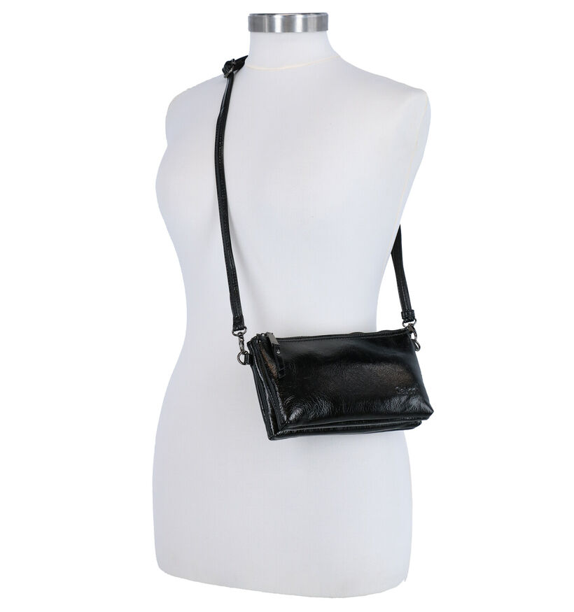 Gabor Emmy Zwarte Crossbody Tas in kunstleer (305867)