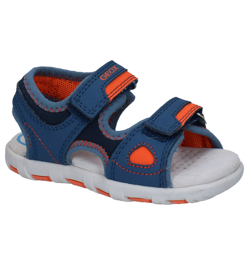 Geox Pianeta Sandales en Bleu en simili cuir (286964)