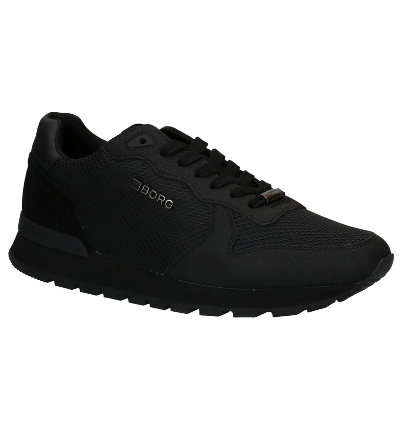 Björn Borg Low KPU Baskets en Noir en simili cuir (278510)