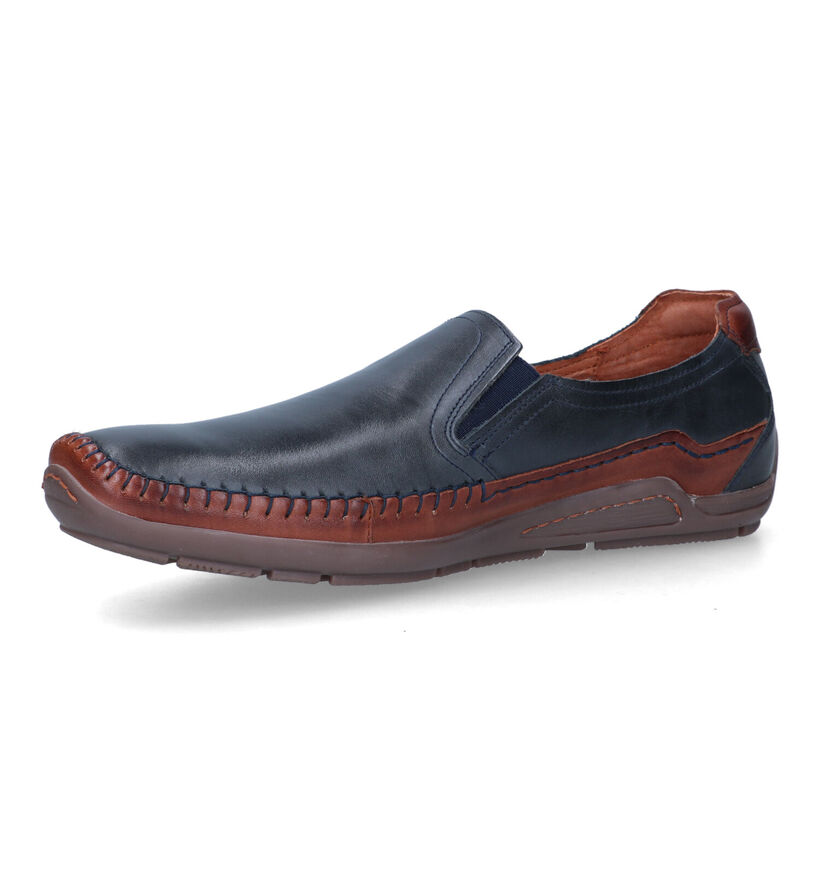 Pikolinos Azores Mocassins en Bleu pour hommes (339797) - pour semelles orthopédiques
