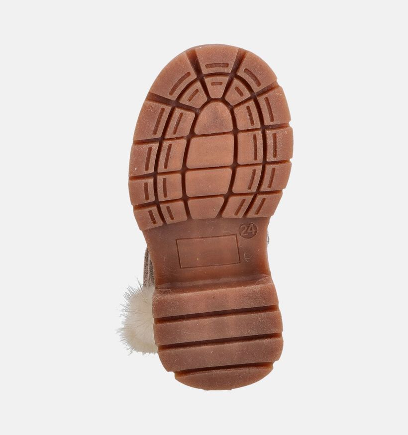 Milo & Mila Boots &agrave; lacets en Rose pour filles (378695)