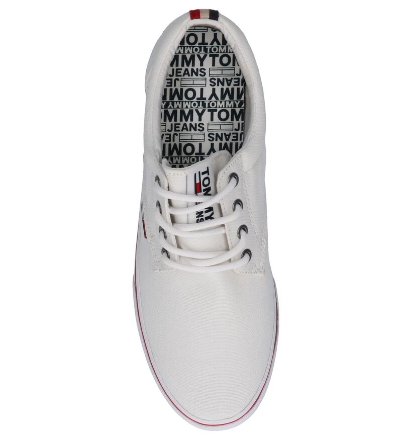 Tommy Jeans Baskets basses en Blanc en textile (212282)