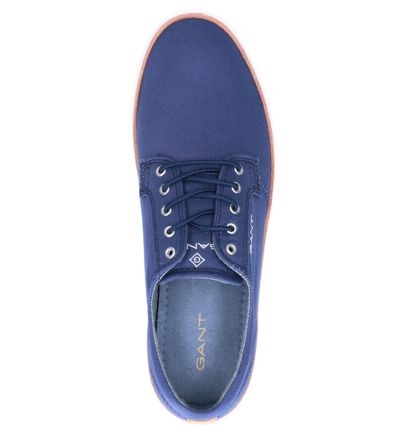 Gant Prepville Chaussures à lacets en Bleu en textile (271315)