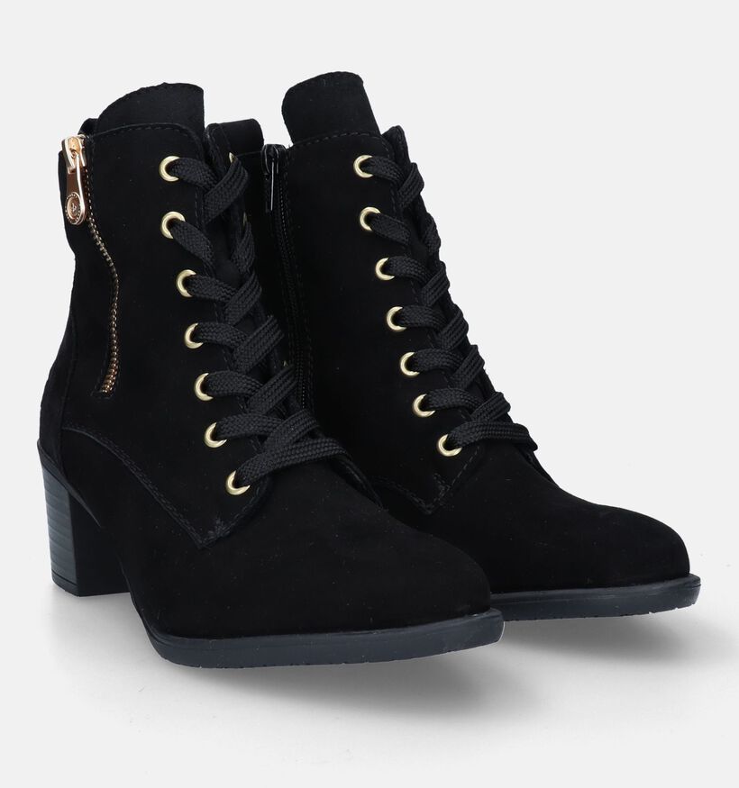 Rieker Bottines à lacets en Noir pour femmes (331603)