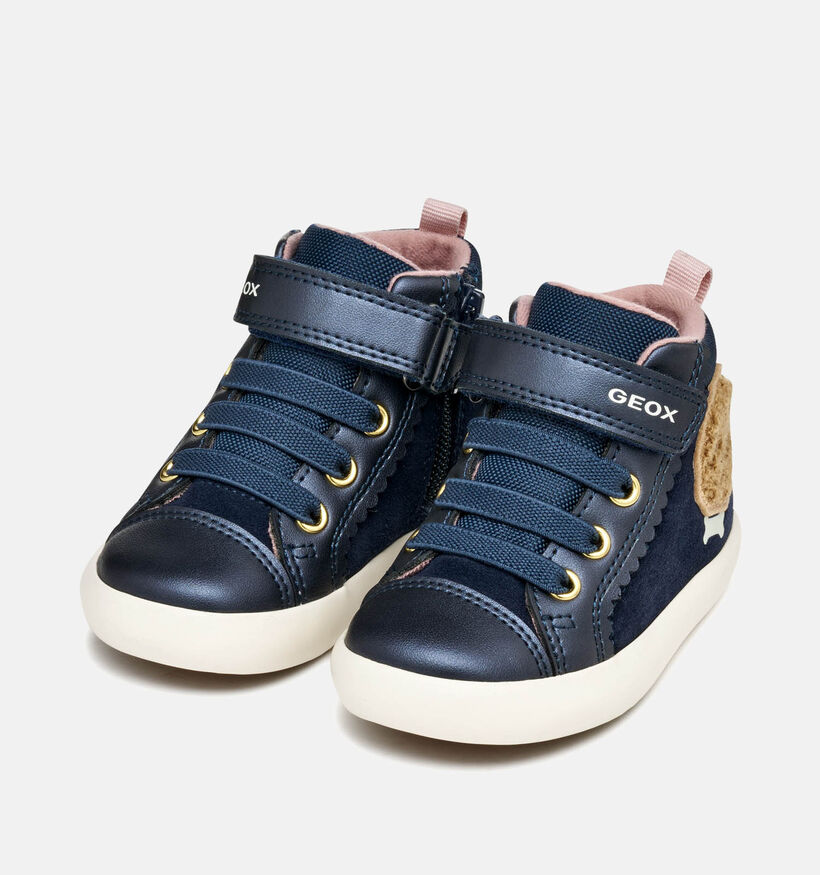 Geox Gisli Chaussures hautes en Bleu foncé pour filles (361910) - pour semelles orthopédiques