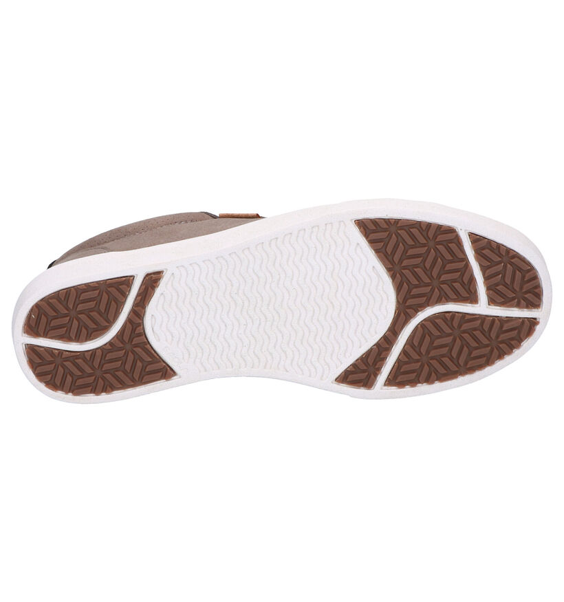 Saola Chaussures basses en Taupe en textile (254276)