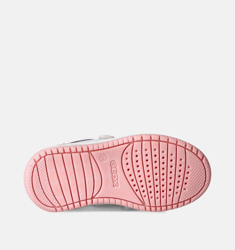 Geox Washiba Witte Sneakers voor meisjes (351930) - geschikt voor steunzolen