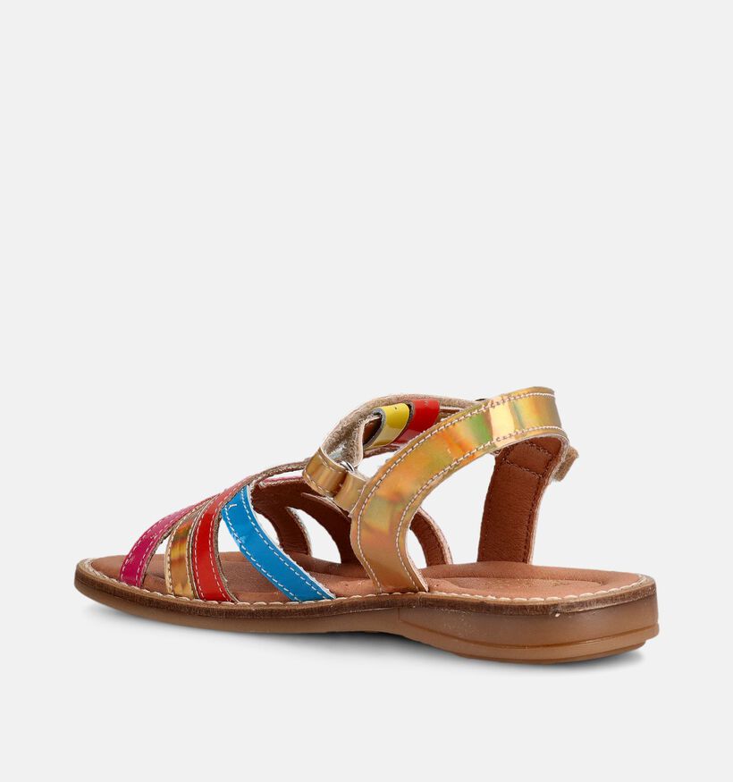 Little David Sunny Gouden/Colorblock Sandalen voor meisjes (372938)