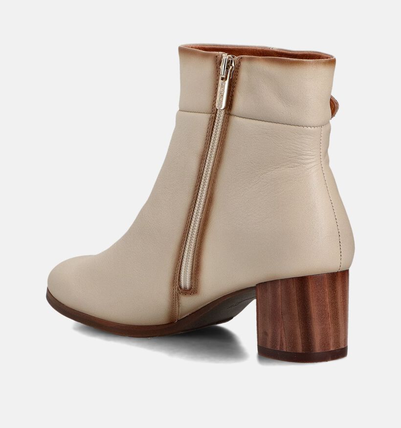 Pikolinos Calafat Bottines à talons en Écru pour femmes (363872)