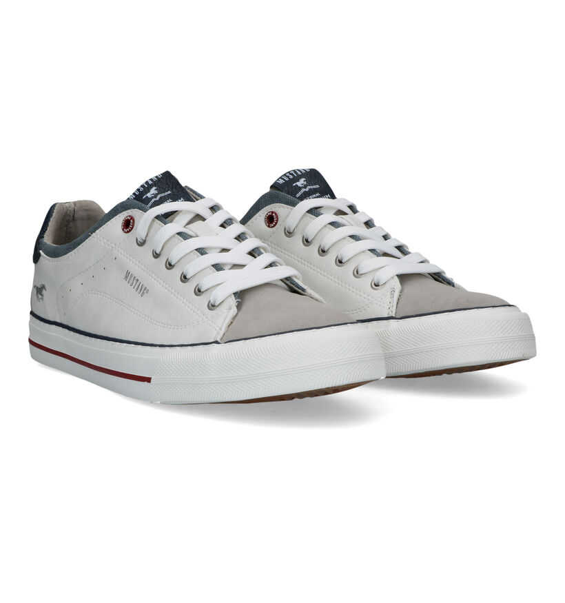 Mustang Chaussures à lacets en Blanc pour hommes (323399)