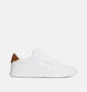 Tommy HilfigeR Court Leather Chaussures &agrave; lacets en Blanc pour hommes (374908) - pour semelles orthop&eacute;diques