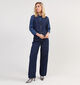 Vila Pora Blauwe Wide leg jeans L32 voor dames (349449)