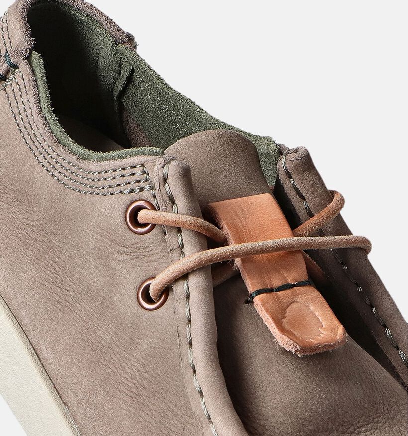 Satorisan Kwahu Premium Taupe Veterschoenen voor heren (356730) - geschikt voor steunzolen