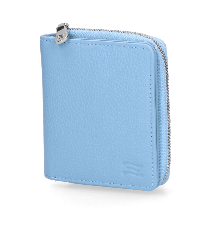 Crinkles Porte-monnaie zippé en Noir pour femmes (329716)