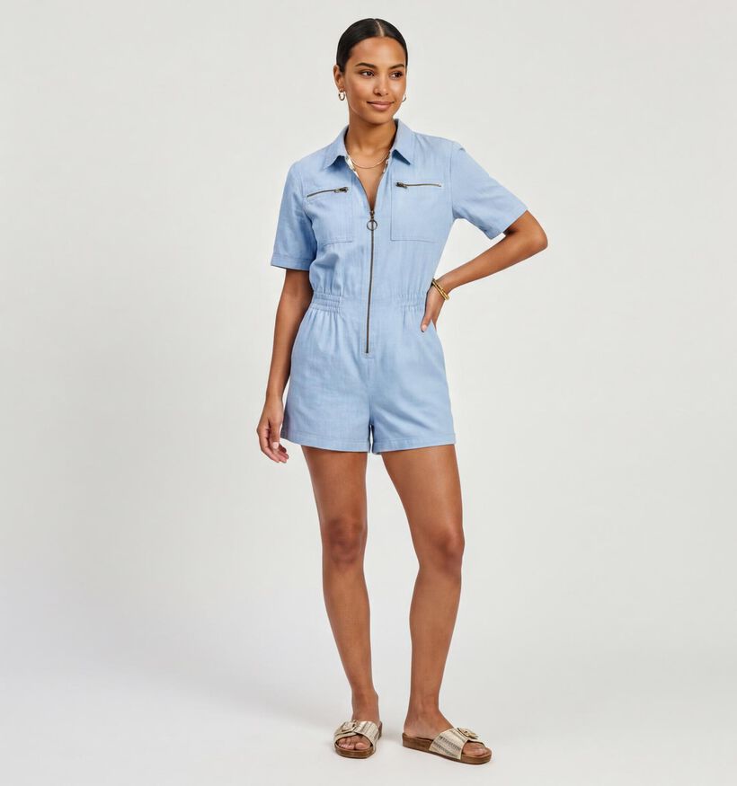 Ador&eacute; Mirel Lichtblauwe Playsuit voor dames (379159)