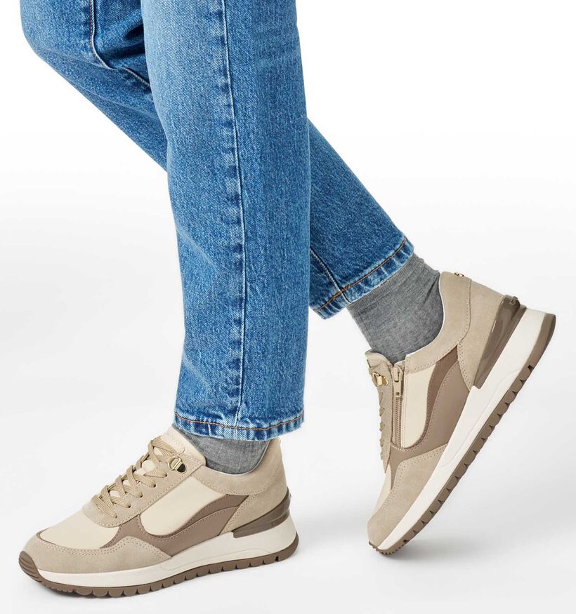 Geox Desya Baskets habillées en Beige pour femmes (360132) - pour semelles orthopédiques