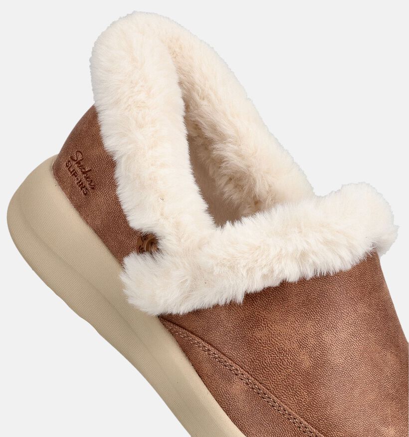Skechers Cozy Escape Cognac Gesloten Pantoffels voor dames (377968)