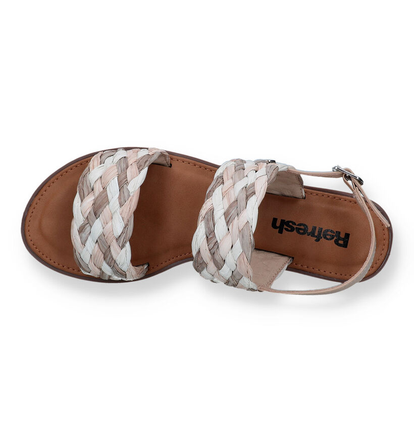 Xti Beige Gevlochten Sandalen voor dames (334697)