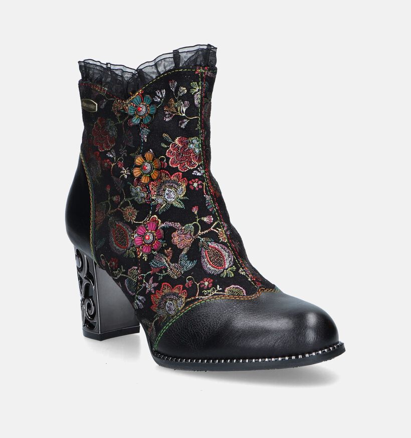 Laura Vita Ledao 09 Bottillons en Noir pour femmes (348002)