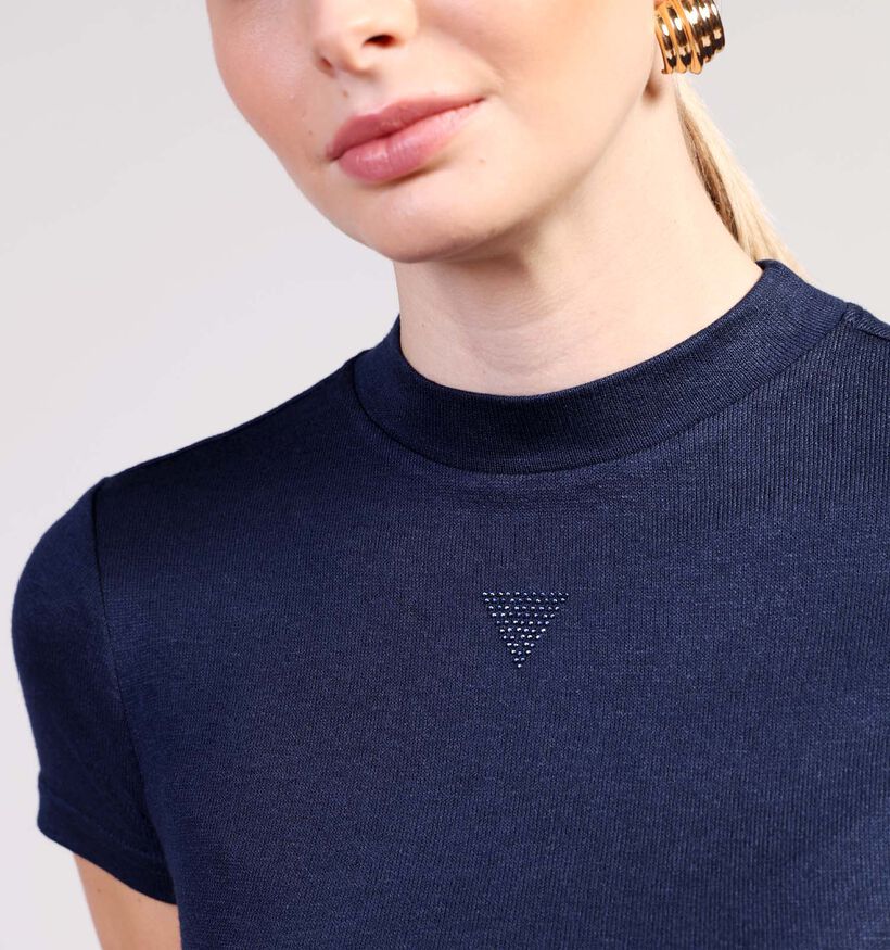 Guess Donkerblauwe T-Shirt Guess Donkerblauwe T-Shirt voor dames (364391)