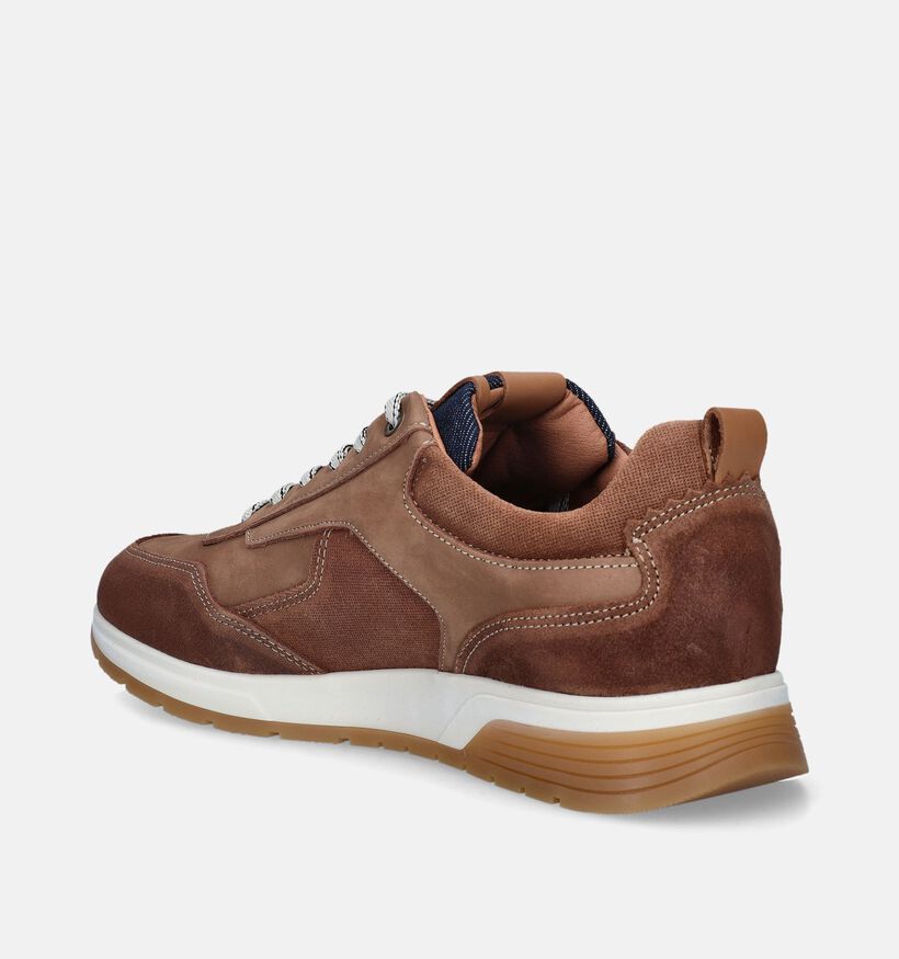 Bufflox Berlin Chaussures à lacets en Cognac pour hommes (353924) - pour semelles orthopédiques