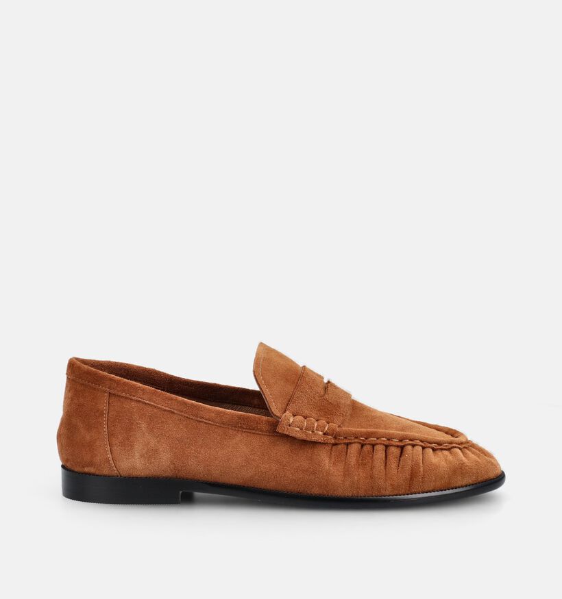 Laurent David Chaussures plates en Cognac pour femmes (382303)