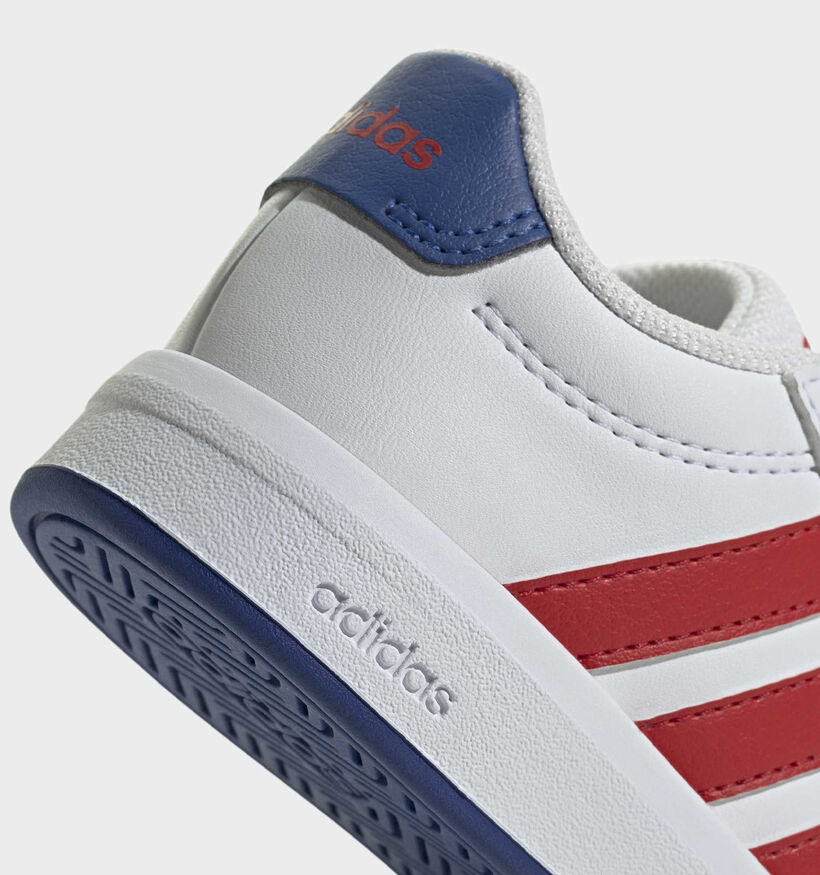 adidas Grand Court 3.0 Baskets basses en Blanc pour filles, gar&ccedil;ons (375386) - pour semelles orthop&eacute;diques