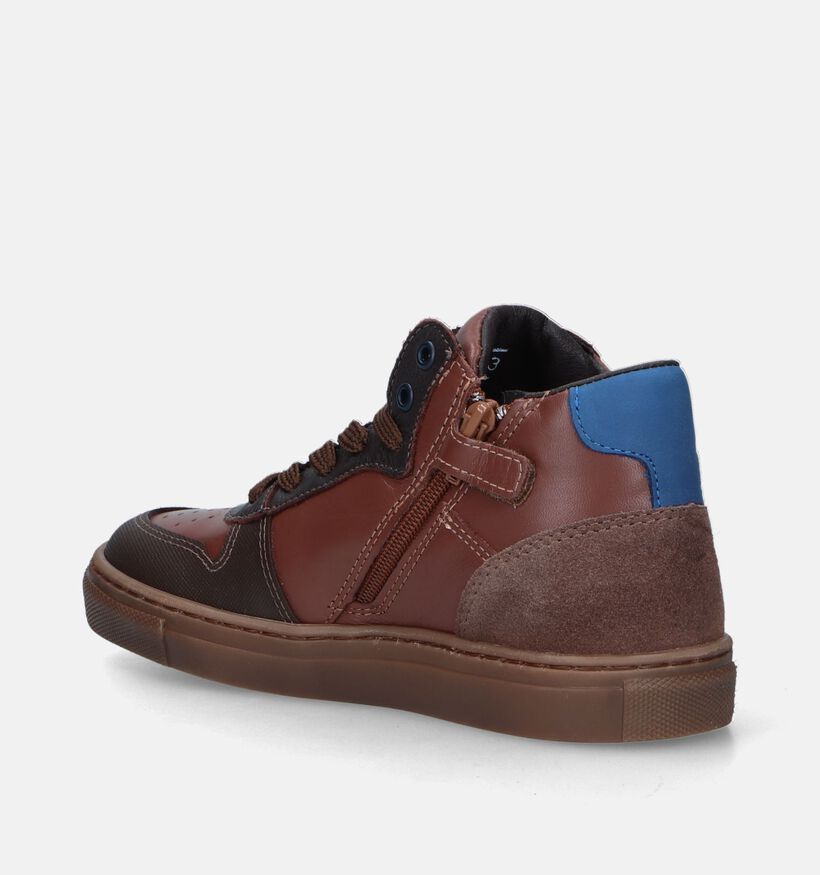 Little David Liam Bruine Bottines voor jongens (348117) - geschikt voor steunzolen
