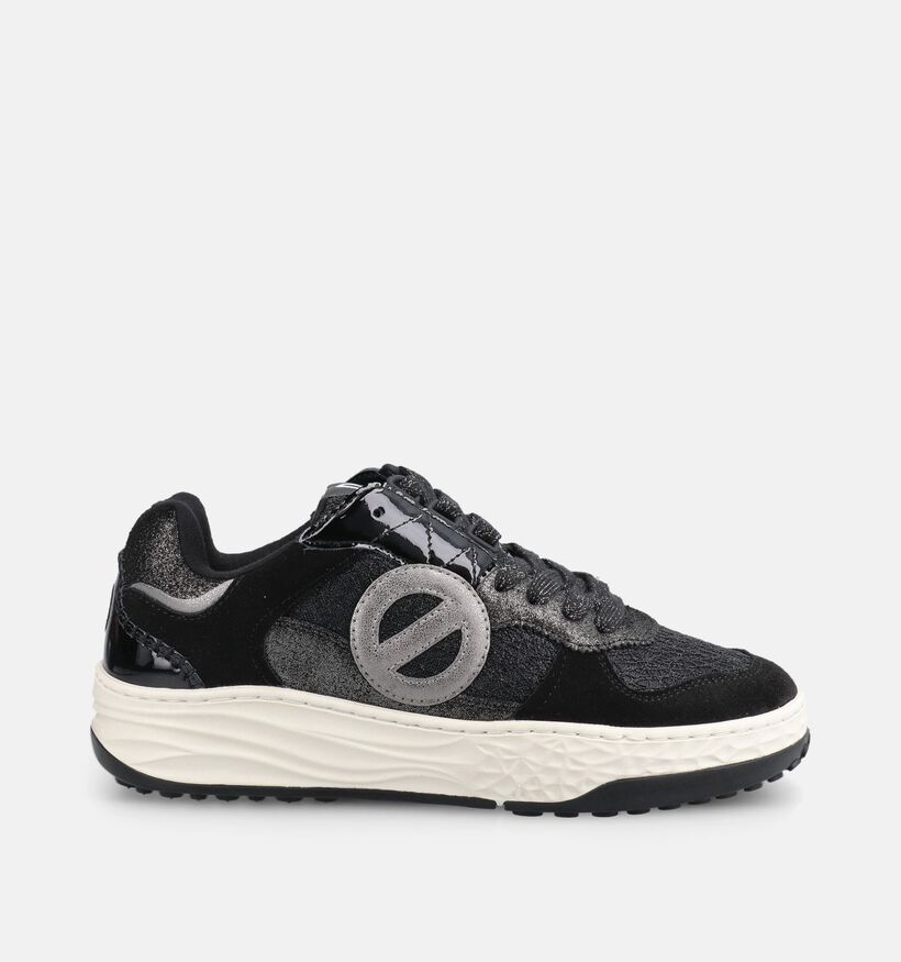 No Name Tyler Court Zwarte Sneakers voor dames (380990) - geschikt voor steunzolen
