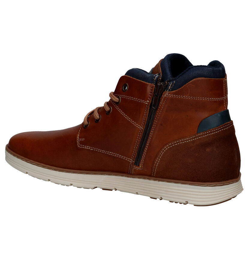 Bullboxer Cognac Hoge Schoenen in leer (281788)